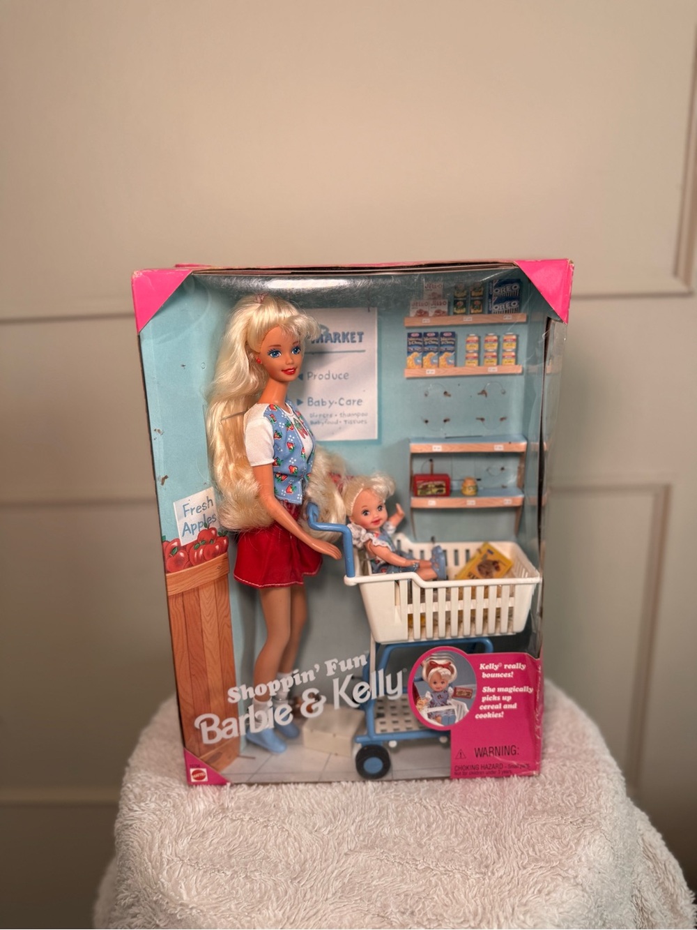 1995 Shoppin’ Fun Barbie & Kelly Playset NRFB
